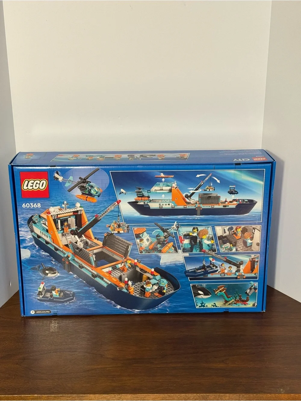 LEGO City 60368 Arctic Explorer Ship New Sealed 815-Piece Building Set